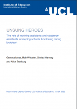 Unsung Heroes: The role of teaching assistants and classroom assistants in keeping schools functioning during lockdown